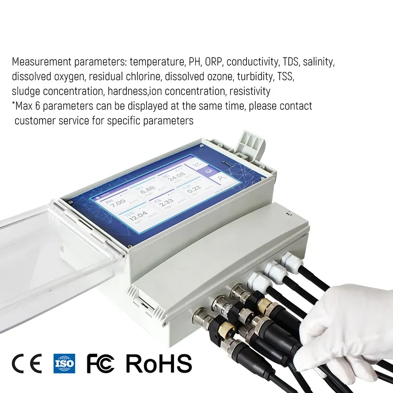 2025 Premium Multiparameter Iot Smart Drinking Water Quality Purifier Purity Monitoring Sensors Probe  Water Quality Monitor
