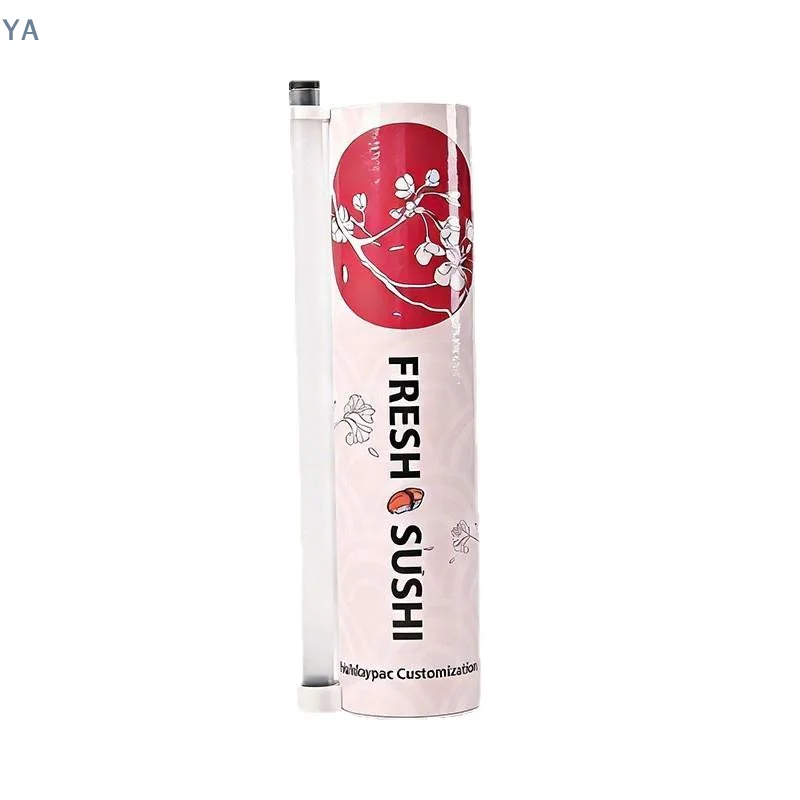 【A】Food Safe Sushi Push Paper Tube With Adorable Japanese Prints And Easy Operation Perfect For Home Kitchen Sushi Making Lovers