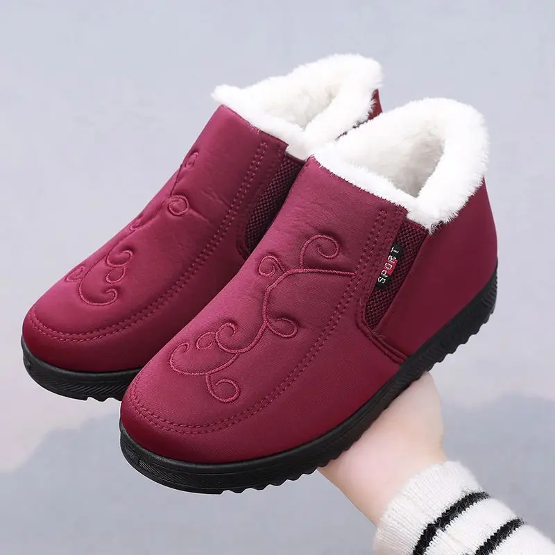 Shoes Women 2022 Fashion Thick Sole Ankle Boots Comfortable 2024 Snow Boots for Women Female Platform Boots Botas De Mujer