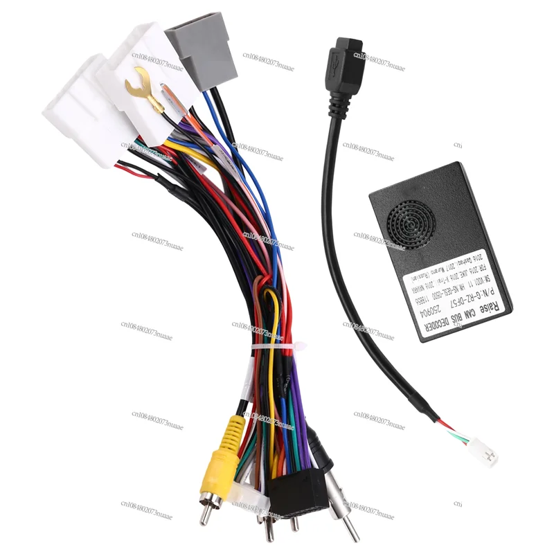 

Кабель питания для Nissan X-Trail/для Qashqai J10/J11/Juke/NP300, декодер Canbus Box, 16-контактный разъем жгута проводов Android