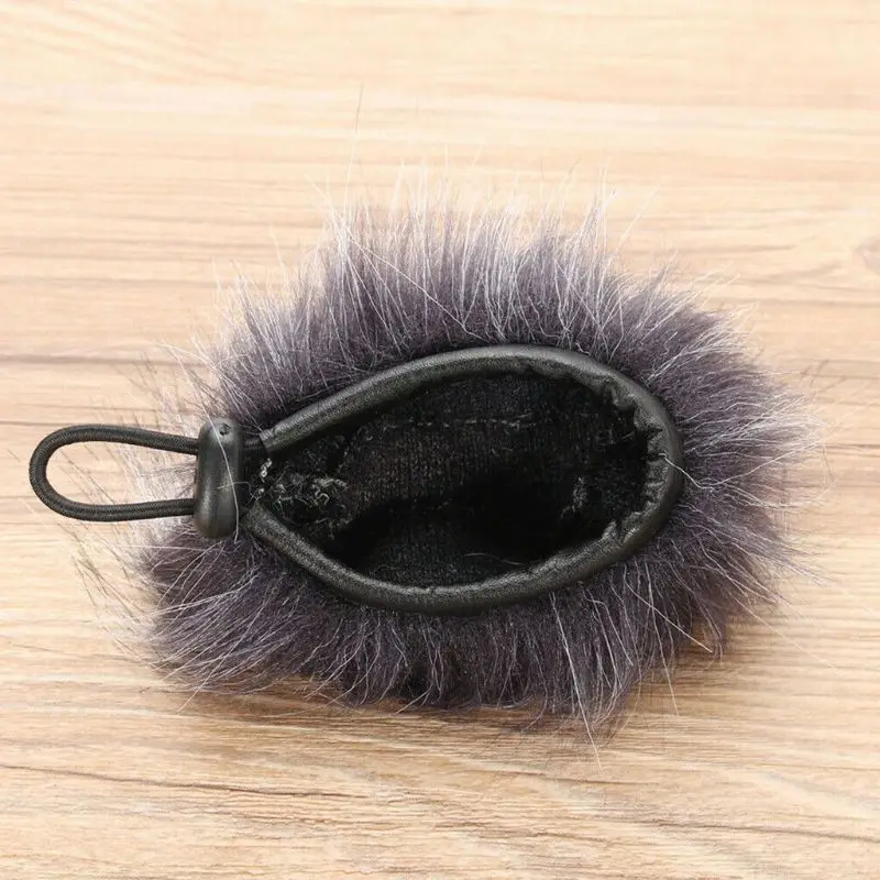 Furry Windscreen Muff Cover Foam Filter Microphone Windproof Cover for Zoom H1
