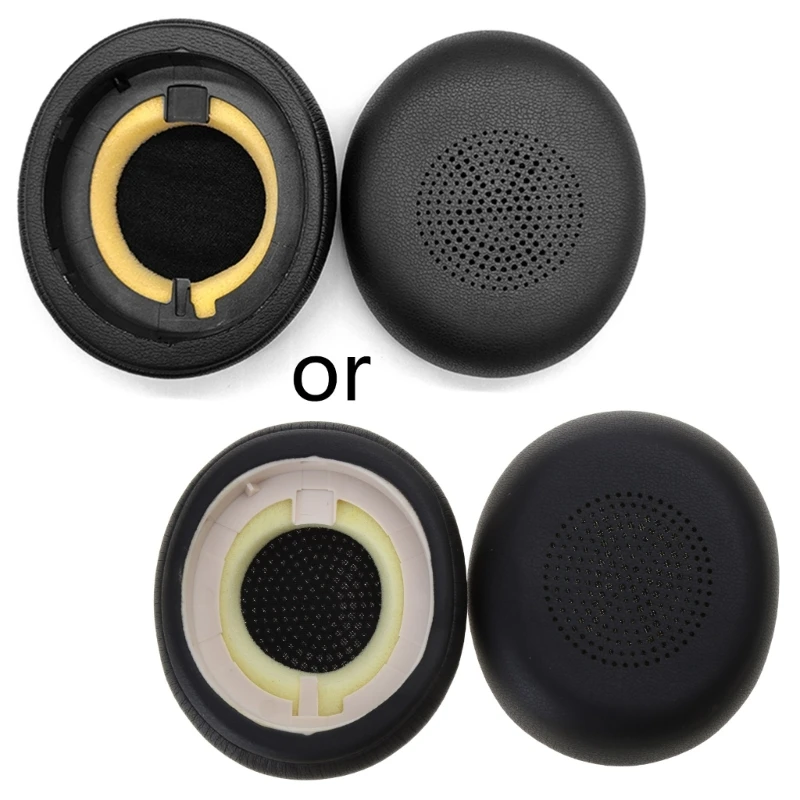 Professional Leather Ear Pads for Jabra 45H Evolve2 65 Headphone Comfortable Earpads Cushions Pads Replacement