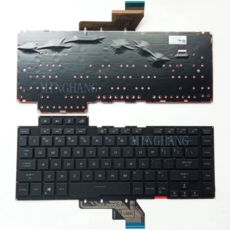 

M New US Keyboard Per-eky RGB Backlit for ASUS GX502 GX502G GX502GV GX502L GX502LW