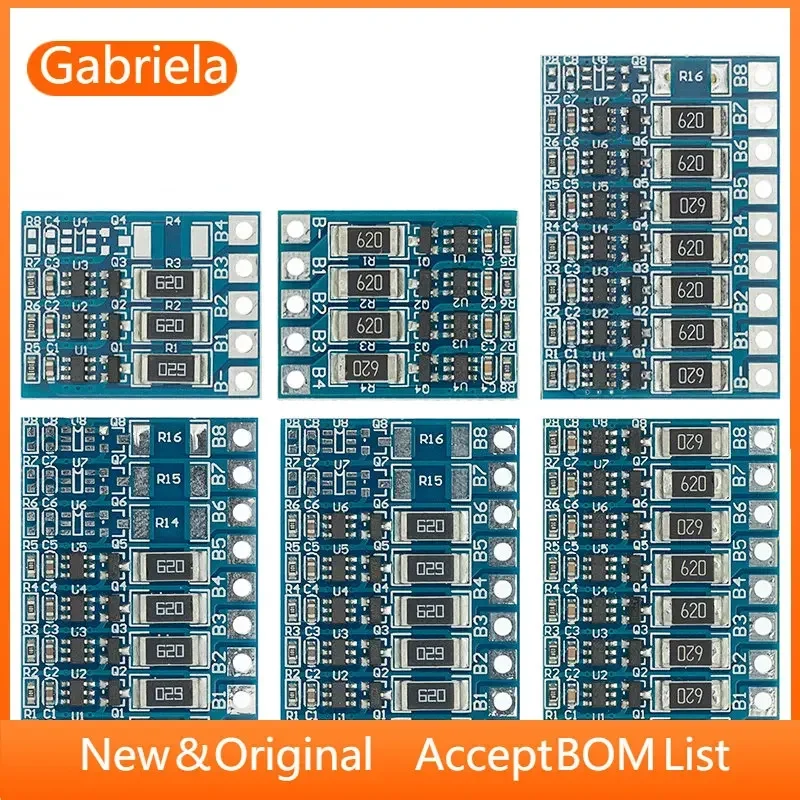 5S 21V 4.2V Balance Function Protection Board 68mA 5S Li-ion Lipo Battery Lithium 18650 Batteries Balanced 3S 4S 5S 6S 7S 8S