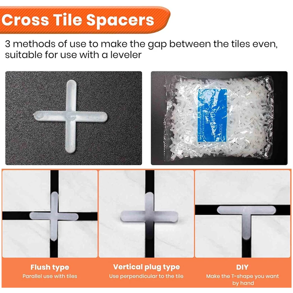 Tile Leveling Tools Kit Tile Leveler For Tile Laying Level Wedges Alignment Spacers For Leveler Locator Spacers Flooring Wall