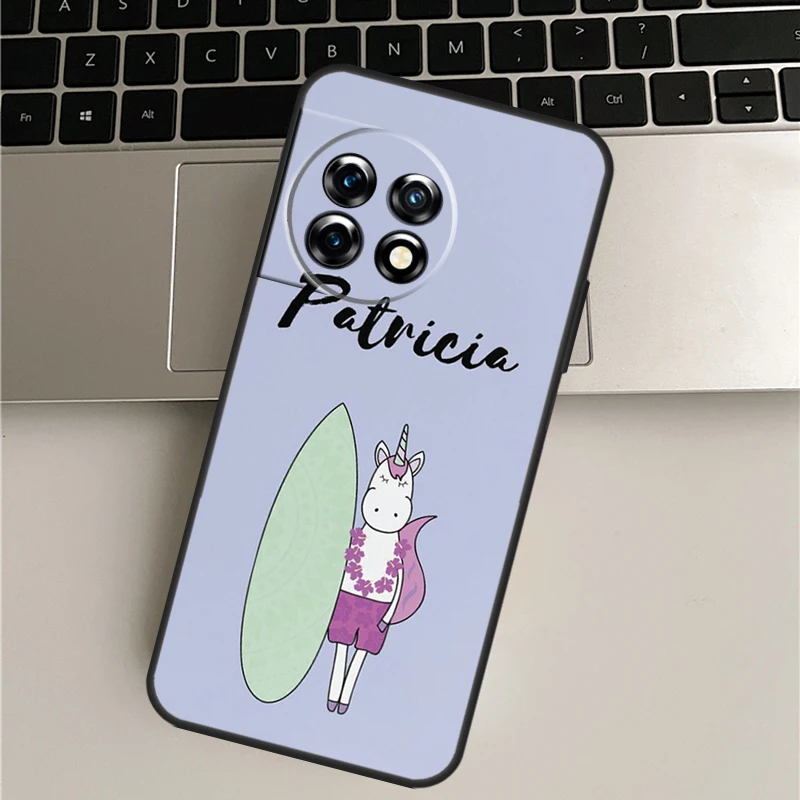 Personalised Initials Dinosaurs Name Case For OnePlus Nord 2 2T CE2 Lite N10 N20 Cover For OnePlus 11 9 10 Pro Ace 2 8T 9RT 10T