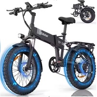 Wholesale 20 Inch Adult Electric Mountain Bike 48V 1000W Fat Tire City Commuter EBike Lithium Battery Folding Electronic Bicycle