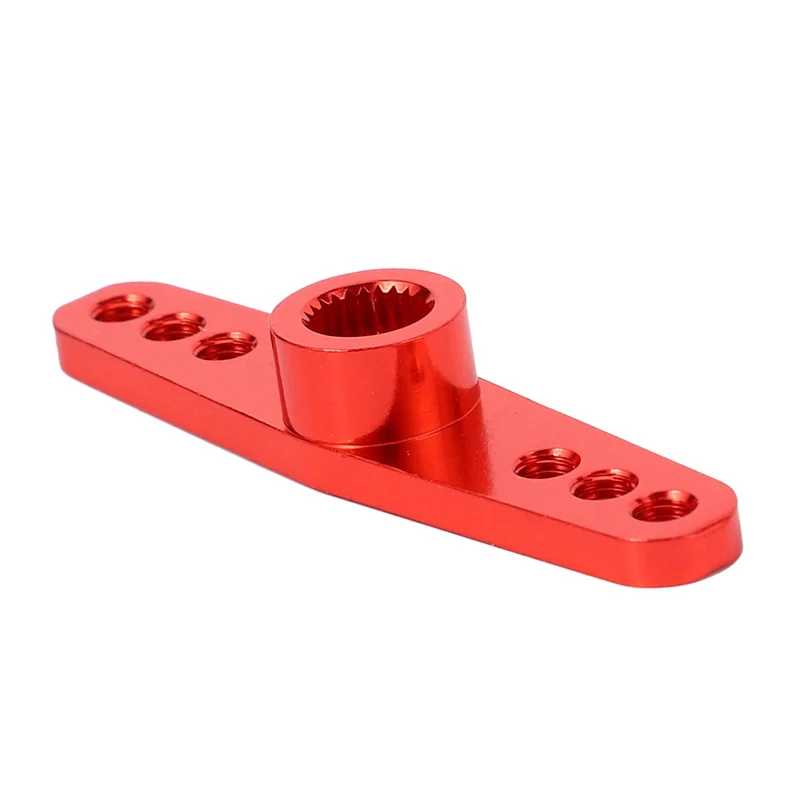 10X 25T Servo brazo de dirección cuerno piezas de metal doble brazo de dirección para Futaba