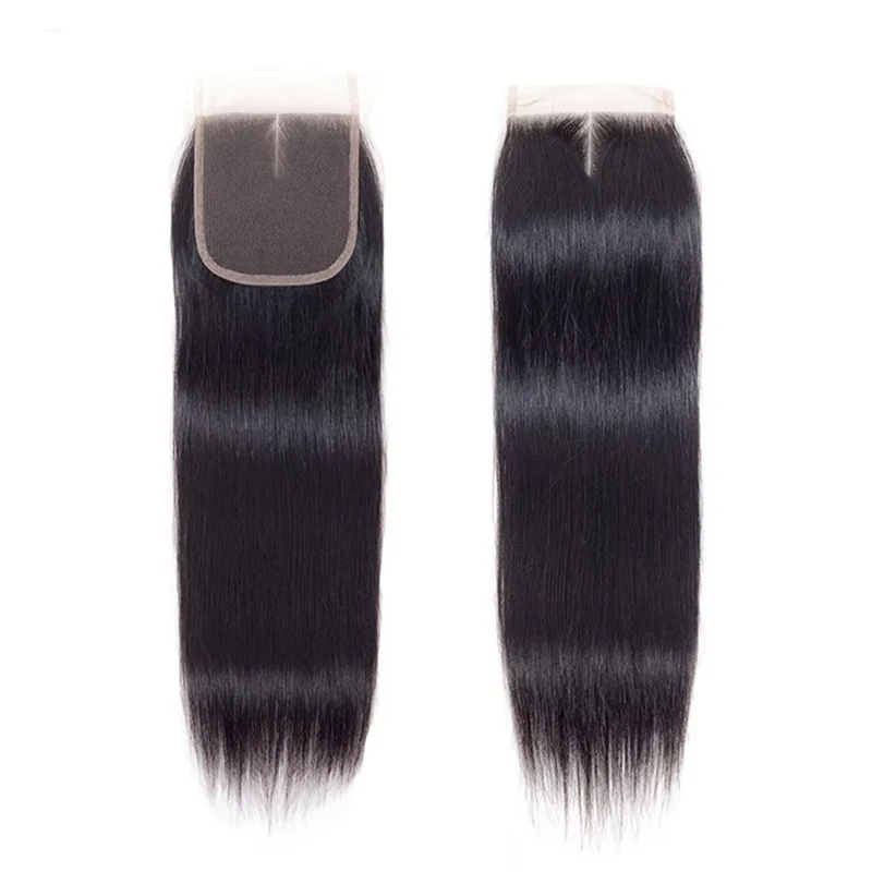 13x4 Transparent Lace Frontal PrePlucked Straight Body Loose Water Deep Curly 4x4 Lace Closure Remy Human Hair 180 Density