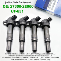 High Quality 27300-2E000 UF-651 Ignition Coils 273002E000 UF651 For Hyundai Tucson Elantra GT Kia Forte Soul 2.0L L4