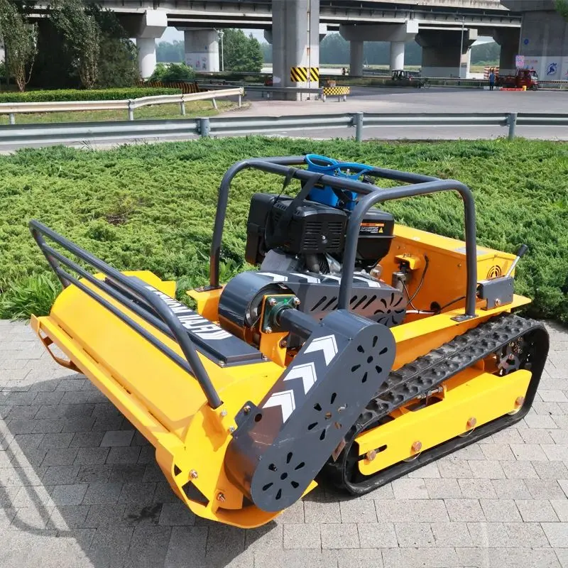 Customized CE Intelligent Remote Lawn Mower Fully Automatic Lawn Mower Robot All Terrain Landscaping Large  Cutting Mach