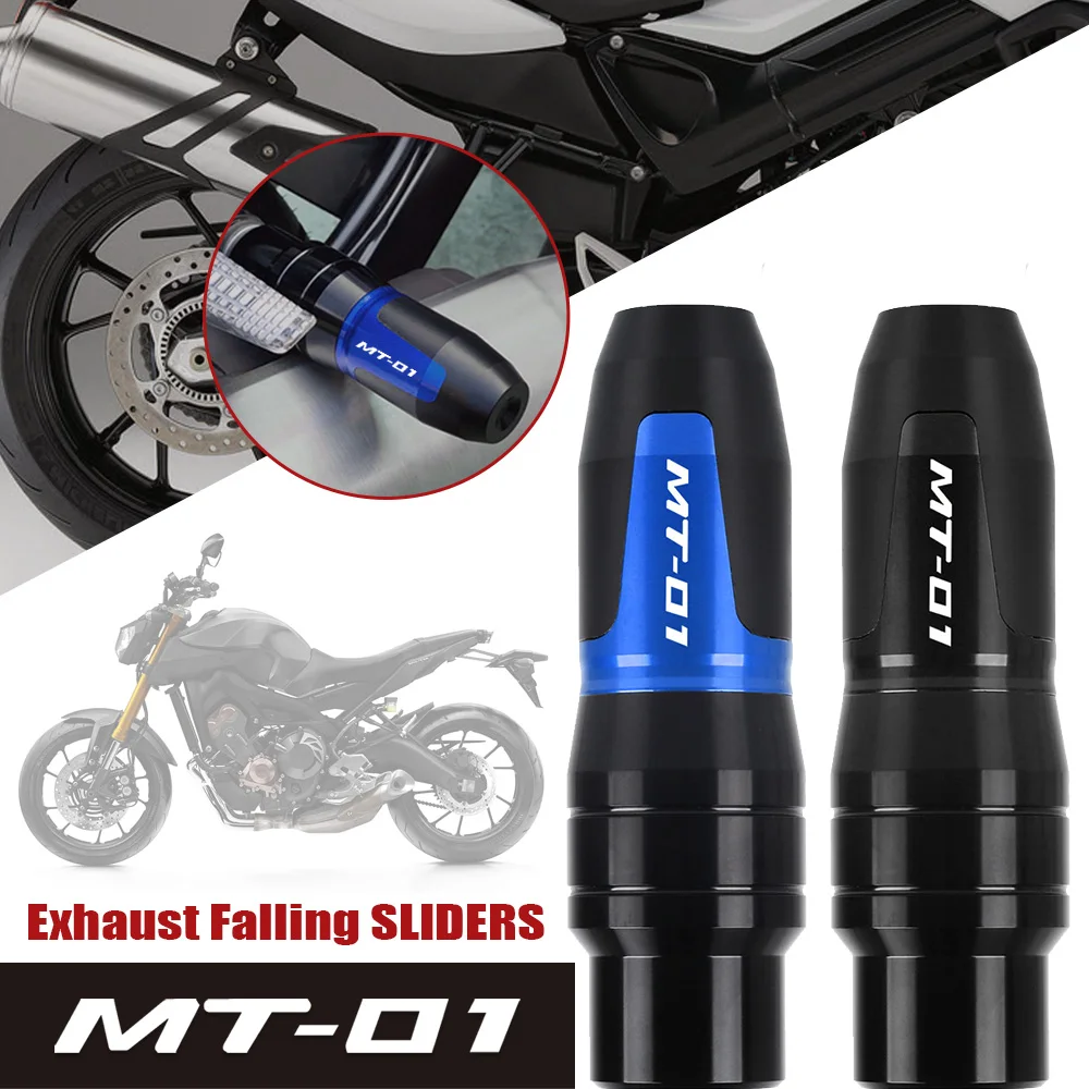 

For YAMAHA MT-01 MT01 MT 01 2004 2005 2006 2007 2008 2009 CNC accessories Exhaust Frame Sliders Crash Pads Falling Protector