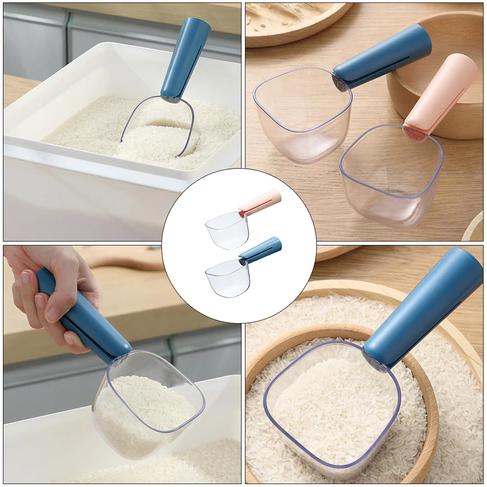

Slotted Rice Spoon Multi Purpose Scoop ABS Kitchen Baking Measuring Tool Grain Scale Practical Daily Needs