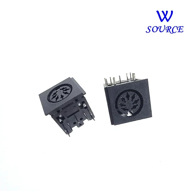Mini PS2 Circular Socket DIN Plug Chassis Cable Mount Connector Male/Female for Keyboard And Mouse 3/4/5/6/7/8 PIN Options