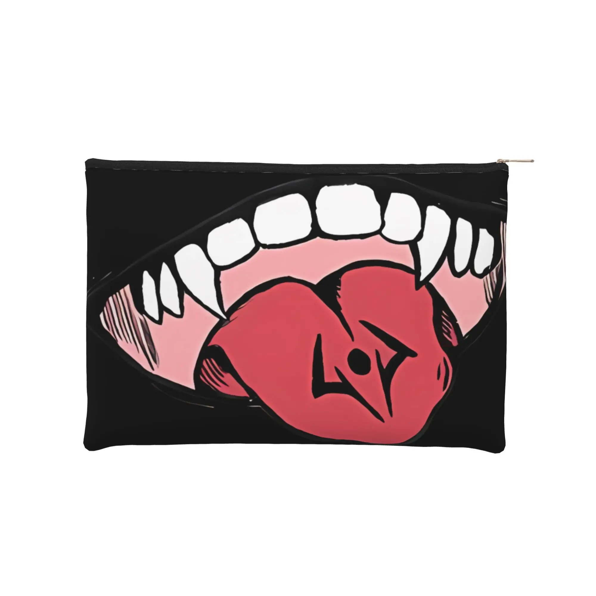 Stylish jJujutsu Kaisenn Gothic Vampire Tough Makeup Bag Toiletry Bag with Zipper Cosmetic Pouch