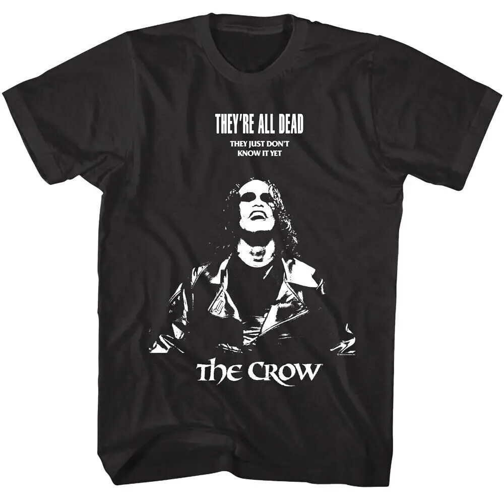 Camiseta THE CROW Eric Draven, camisetas con cita de película de superhéroe, camiseta holgada y transpirable de verano para hombres y mujeres