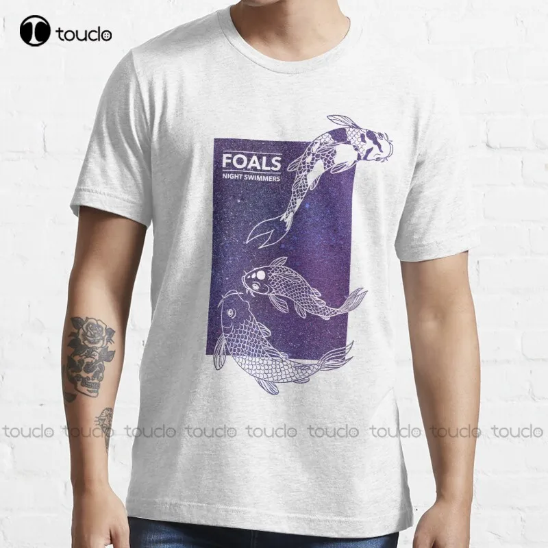 New Foals Night Swimmers T-Shirt Cotton Tee Shirt S-5Xl T Shirt