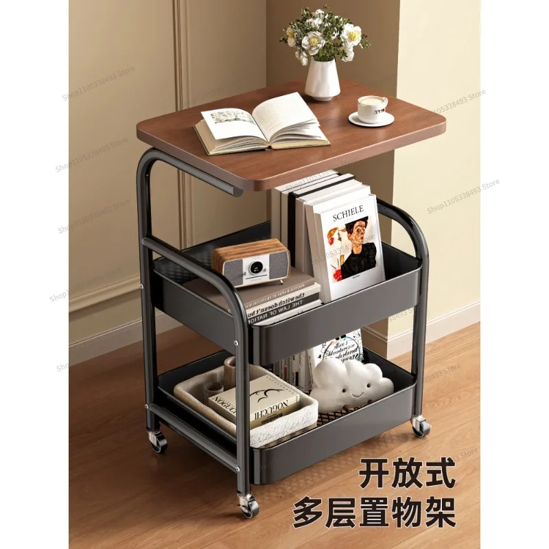 For Movable Trolley, Storage Rack, Bedside Table, Living Room, Sofa Side Table