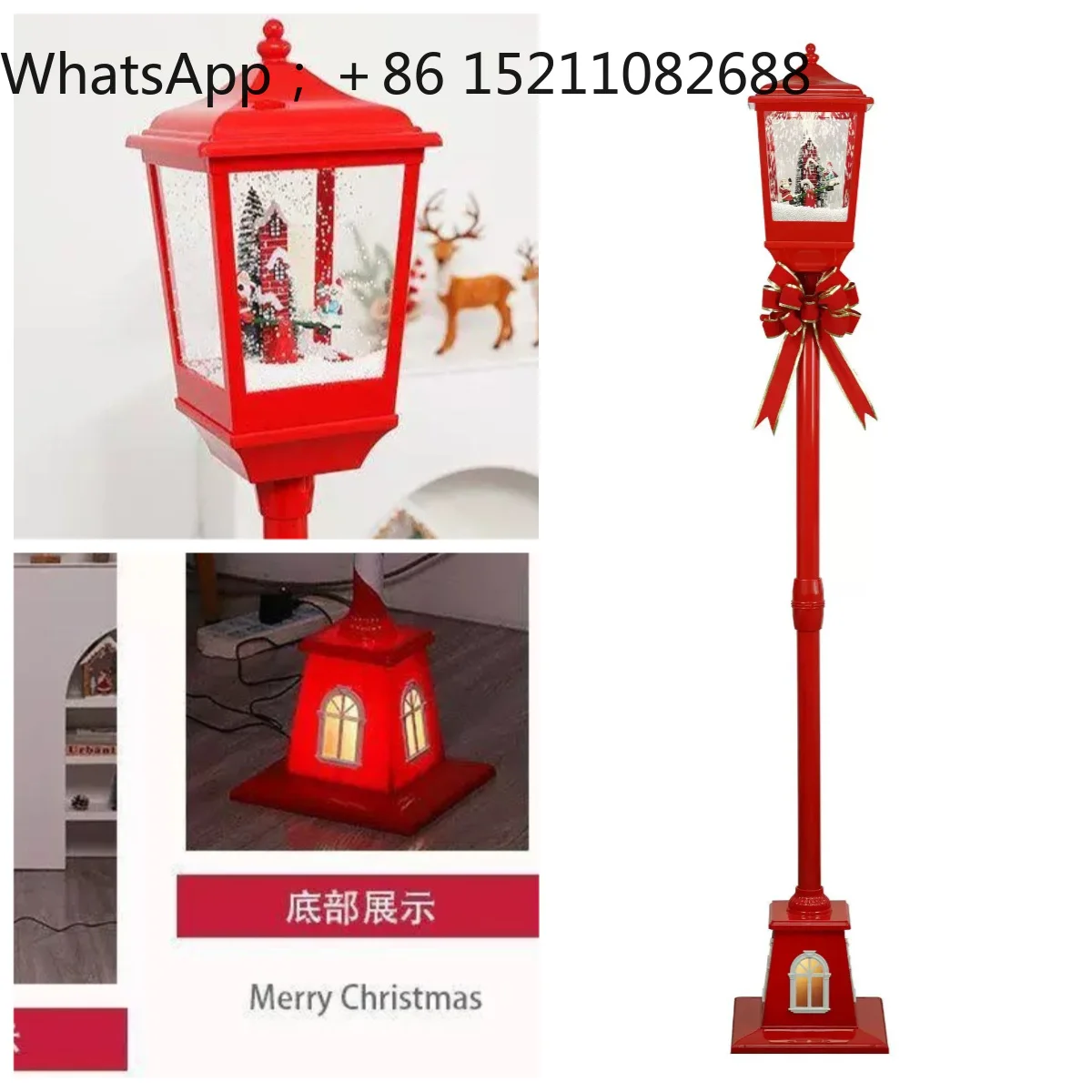 SCY Christmas Decorations Snow Decorations Dynamic Interior Festival Dress Up Supplies