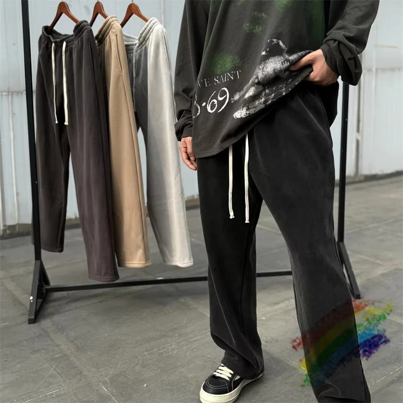 Kanye West Pants Men Women Best Hip Hop Ye Sweatpants Terry Trousers