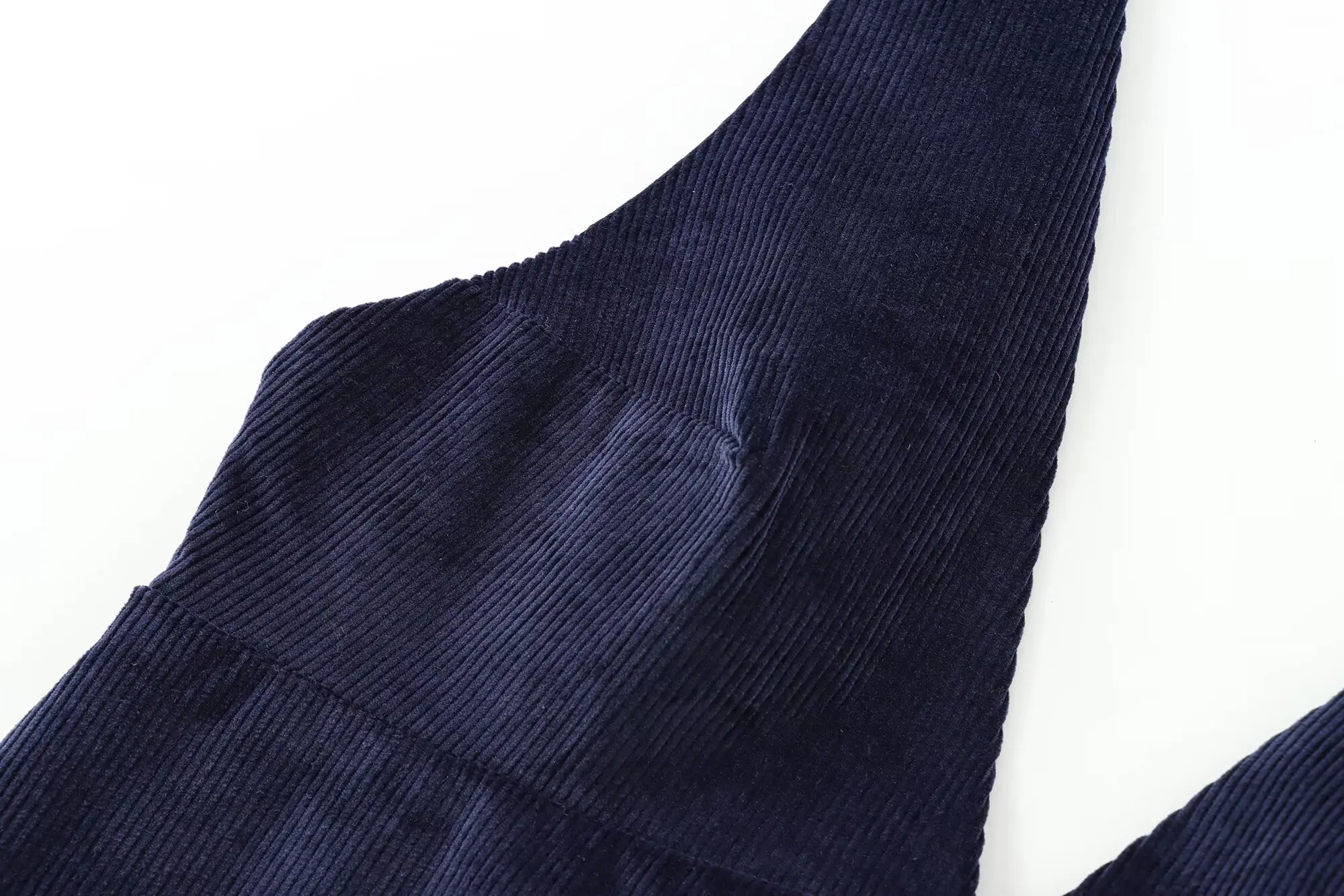 2025 autumn new European and American women's fashionable sexy hot girl corduroy short dress