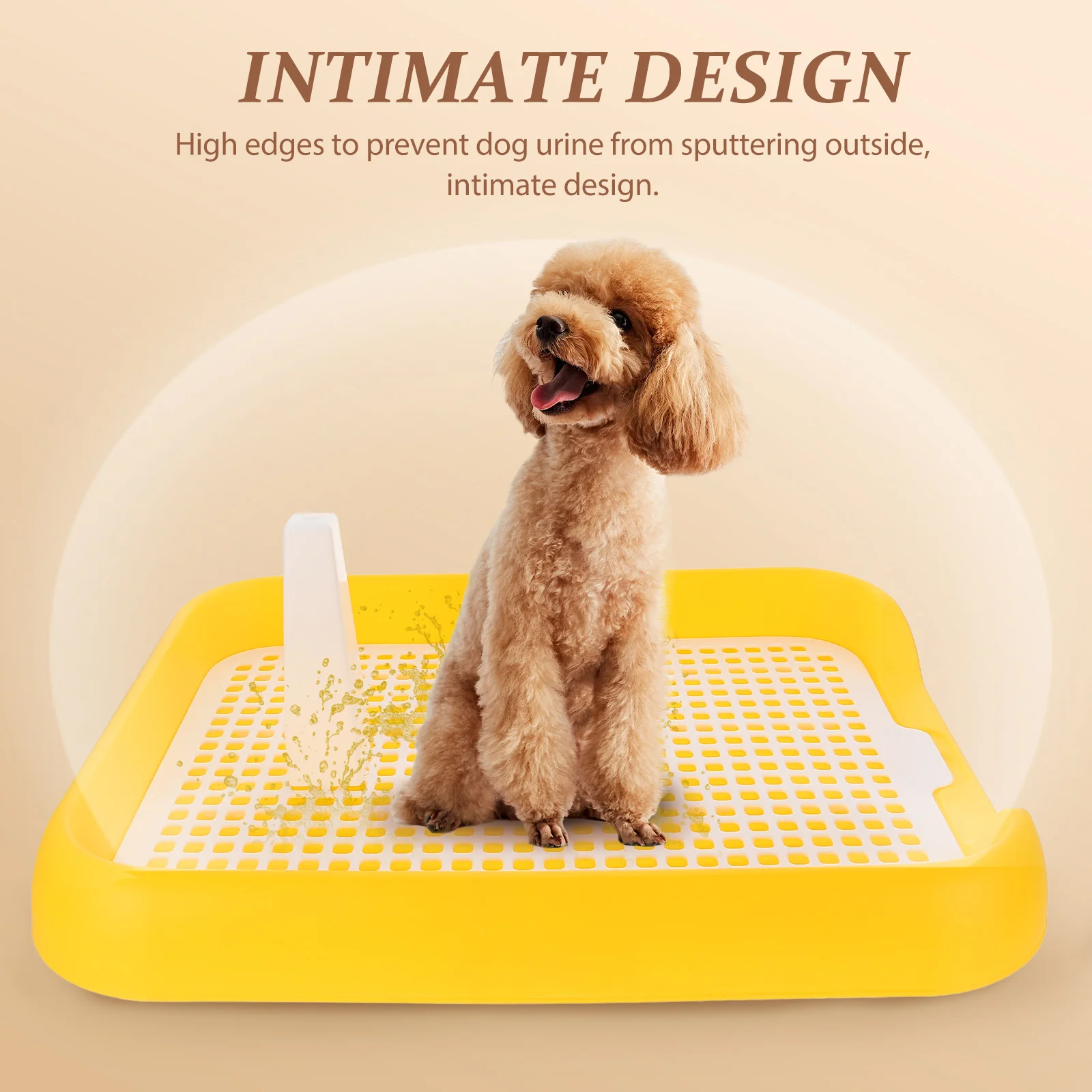 

Dog Toilet Small Puppy Potty Tray Pet Restroom Grid Easy Anti Slip Plastic Cleaning Supplies Portable Mesh