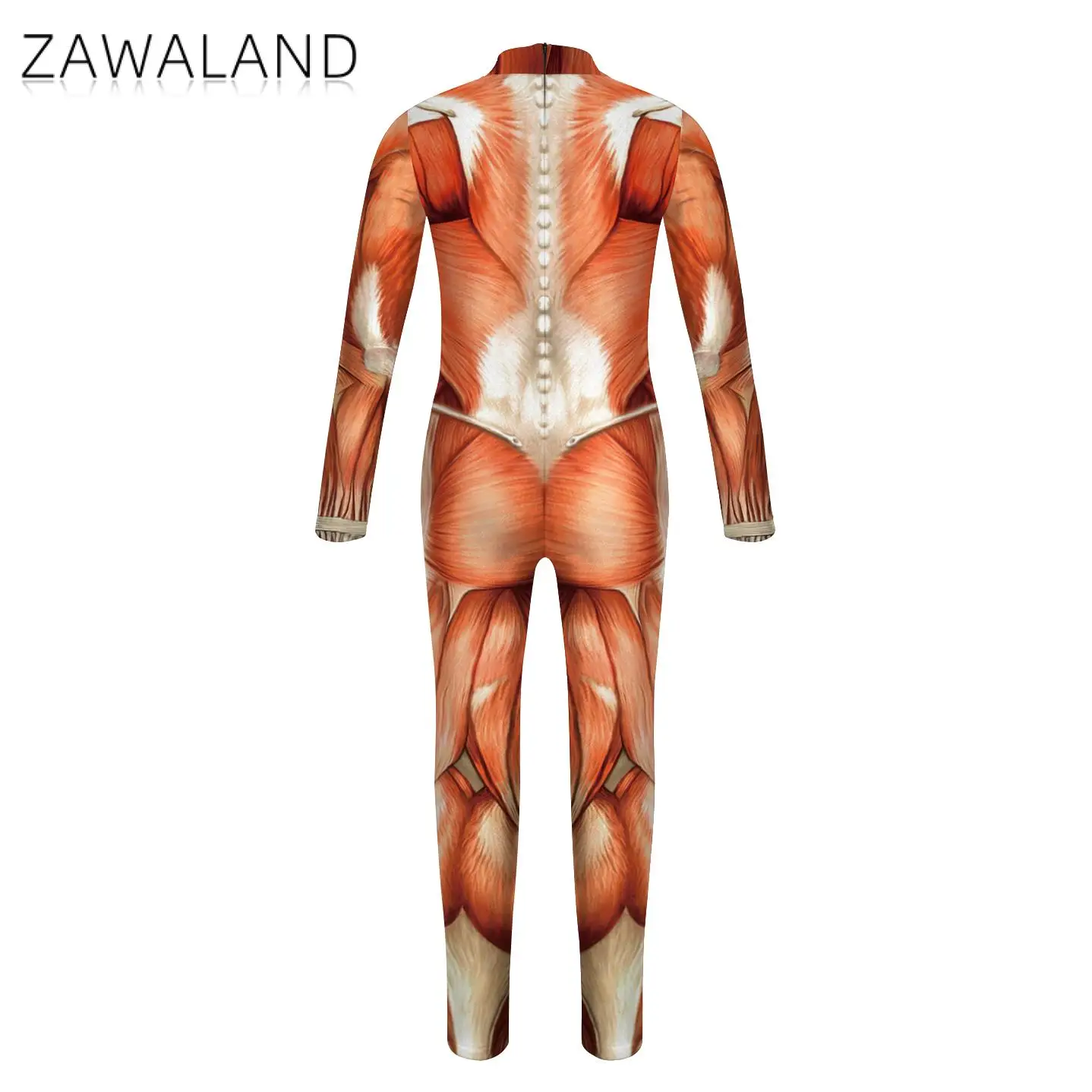 Zawaland jednakowe stroje rodzinne Cosplay niestandardowy kombinezon rodzic-dziecko Anime body Cosplay kostiumy Zentai Muscle Suit Catsuit