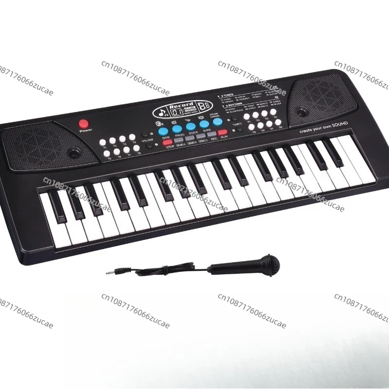 Customized 37-key Electronic Organ with Microphone Explosion Children's Gifts Educational Toys