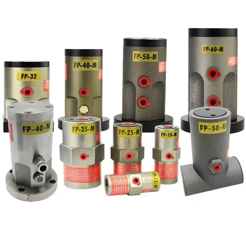 2026NEW Piston Pneumatic Vibrator FP-12/18/25/35/40/50-M Flange Oscillator Pneumatic Hammer FAL-18/25/35 Feeder oscillation 1pcs