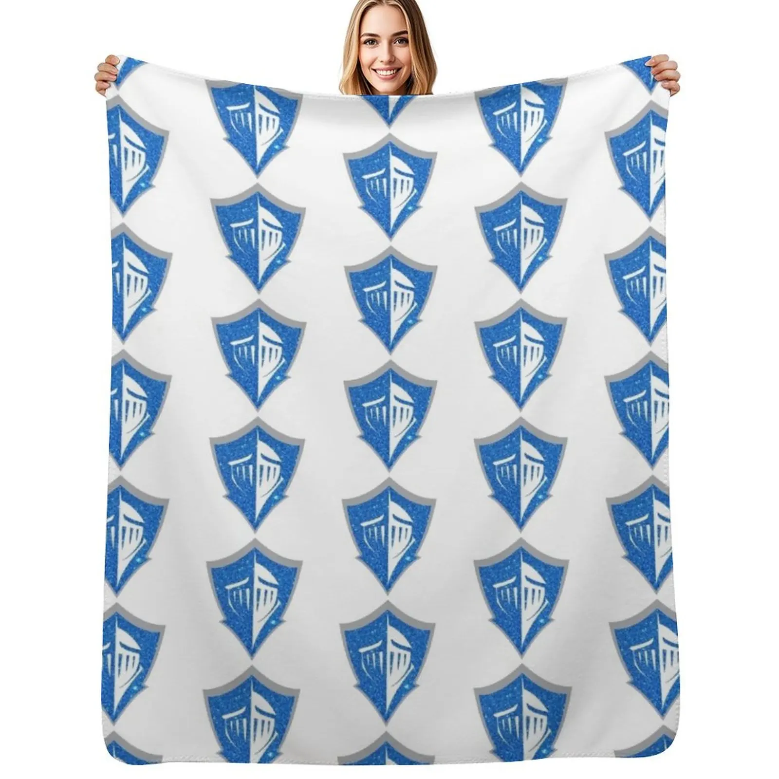 

Lynn University Sparkle Logo Throw Blanket Warm Throw Blanket Gift for Anniversary
