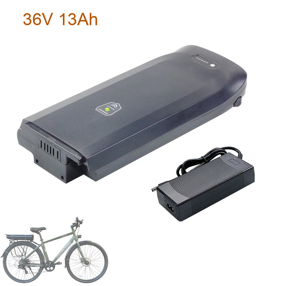 36V 13Ah City Bike Rear Rack Ebike Battery 10.4AH 15Ah for Crussis Joycube JCEB360-11 E-Classic Gitane E-Organ E-Zumba Batteries