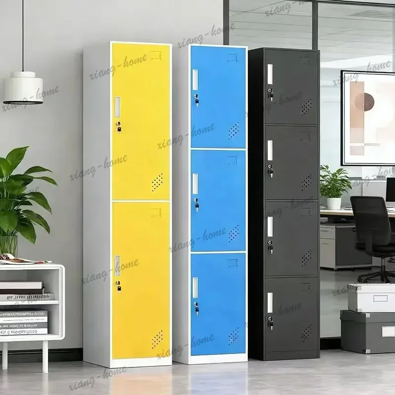 LS color single door locker gym beauty salon with lock storage bathroom deposit box household