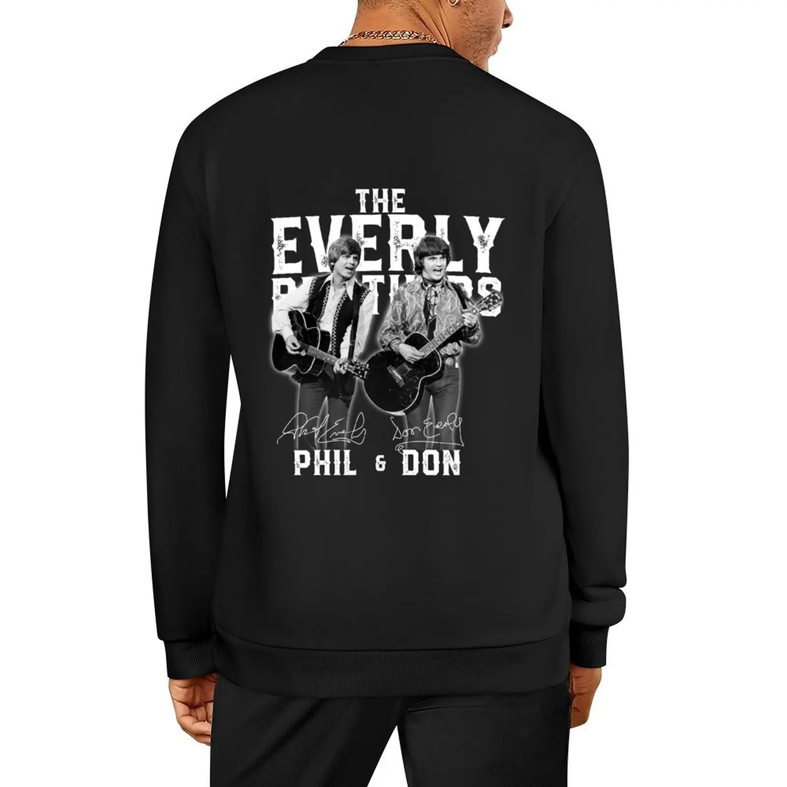 

Don Everly RIP Phil & Don Everly Thank you for the memories Everly Brothers Rock and Roll Pullover men's coat sweatshirt for men