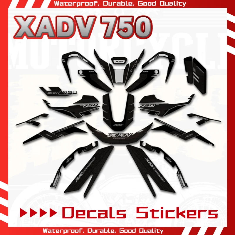 xadv 750 Motorcyle Whole Body Sides Panel For Honda X-ADV750 XADV 750 2022 2023 2024 Waterproof Decoraction Protective Stickers