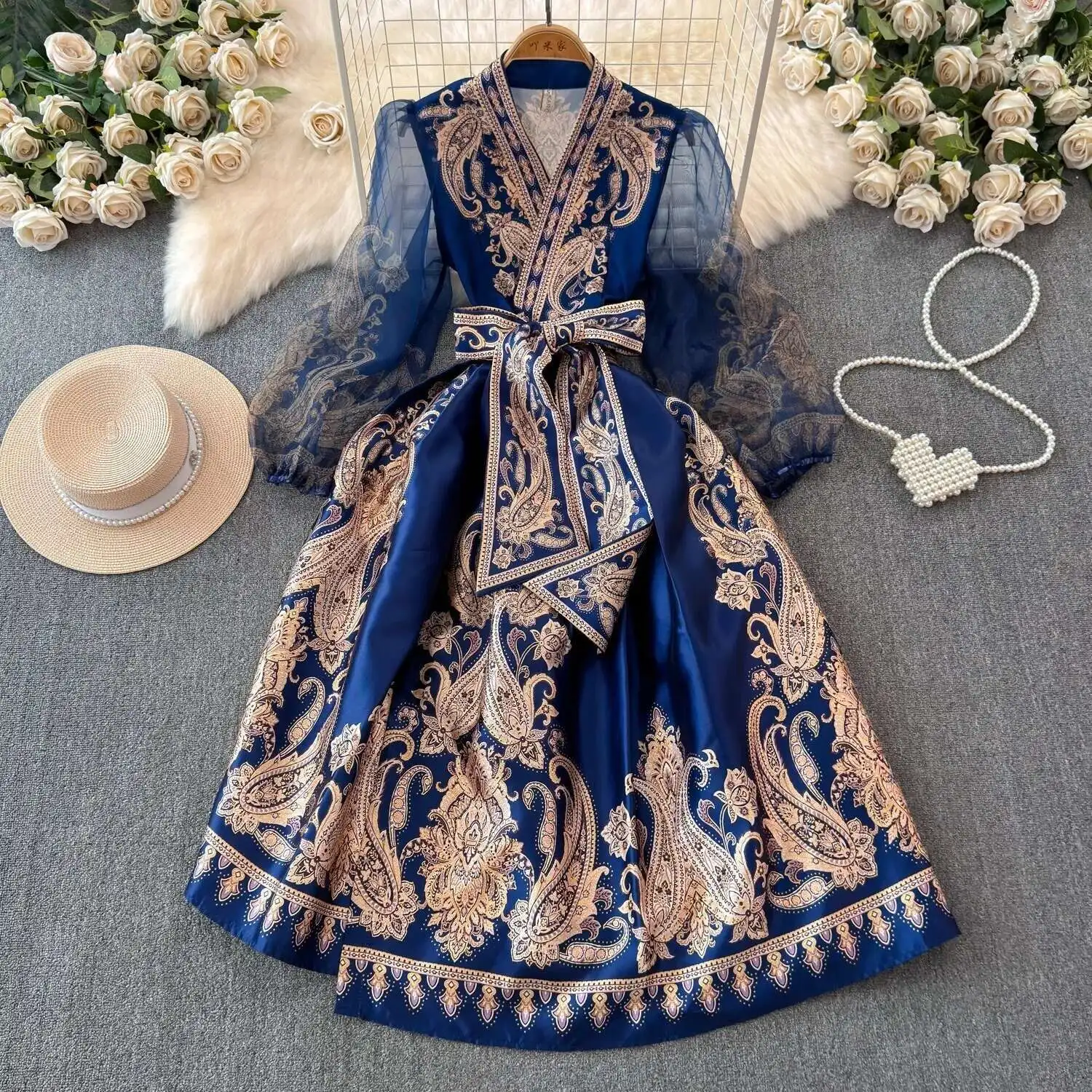 knee length dresses for ladies Sun-Imperial main image 1