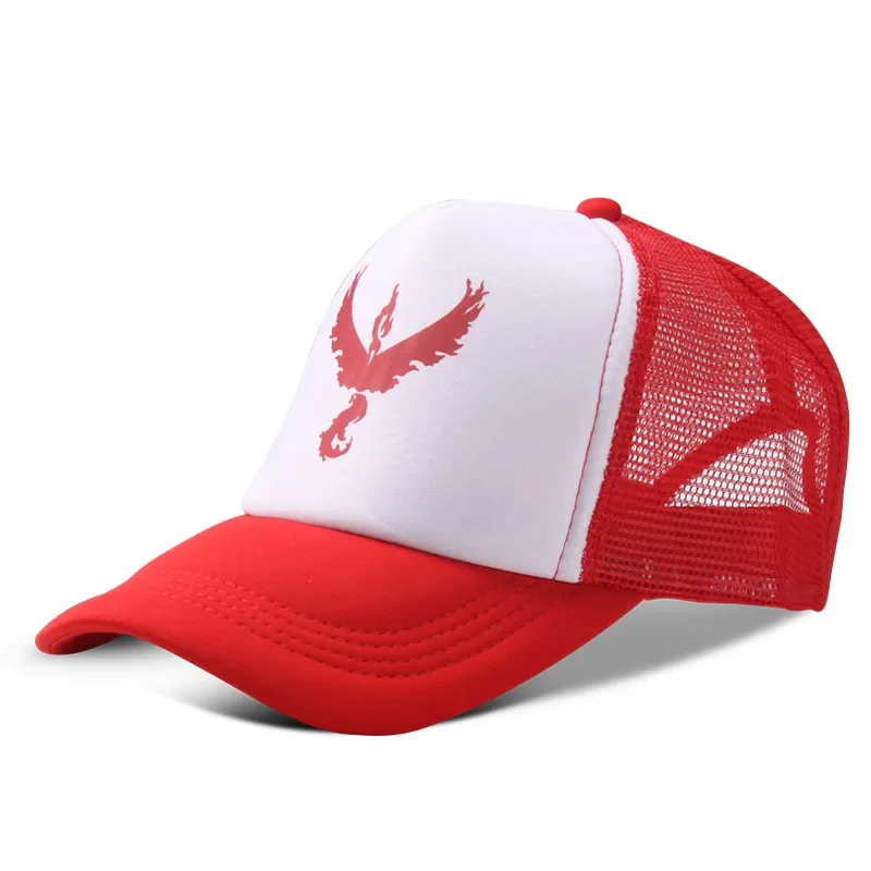 Anime Pokemon Figure Cosplay Baseball Cap Peaked Cap Pikachu Zapdos Moltres Articuno Adjustable Sports Hat Birthday Gifts