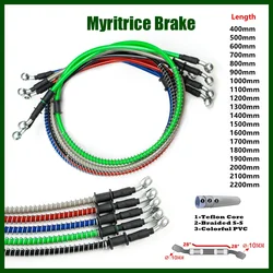 Myritrice 10mm 28° 28° Fit For Ninja ZX10R ZX11 ZX12R ZX14 ZX14R Pipe Braided Line Steel Brake Hose Cable Hydraulic Banjo