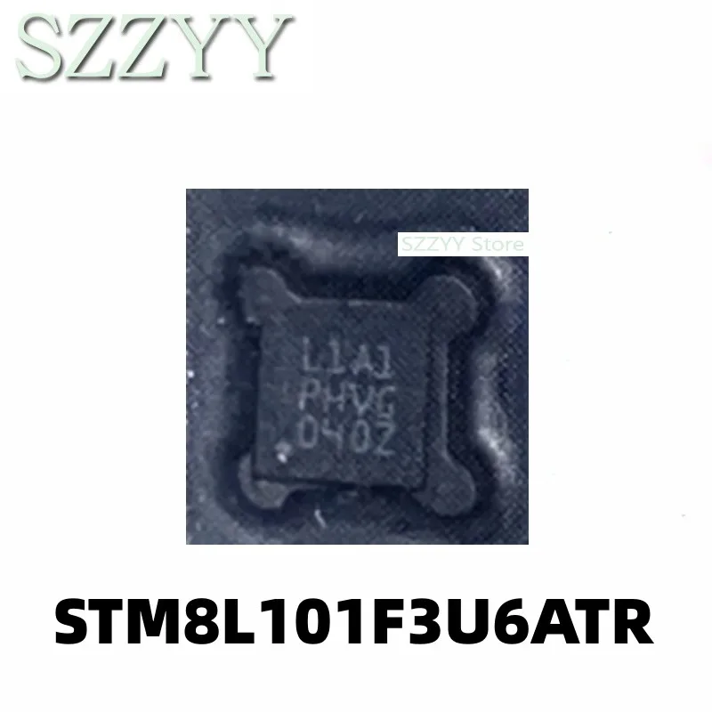 5PCS  STM8L101 STM8L101F3U6ATR STM8L101F3U6A silk screen L1A1 QFN20