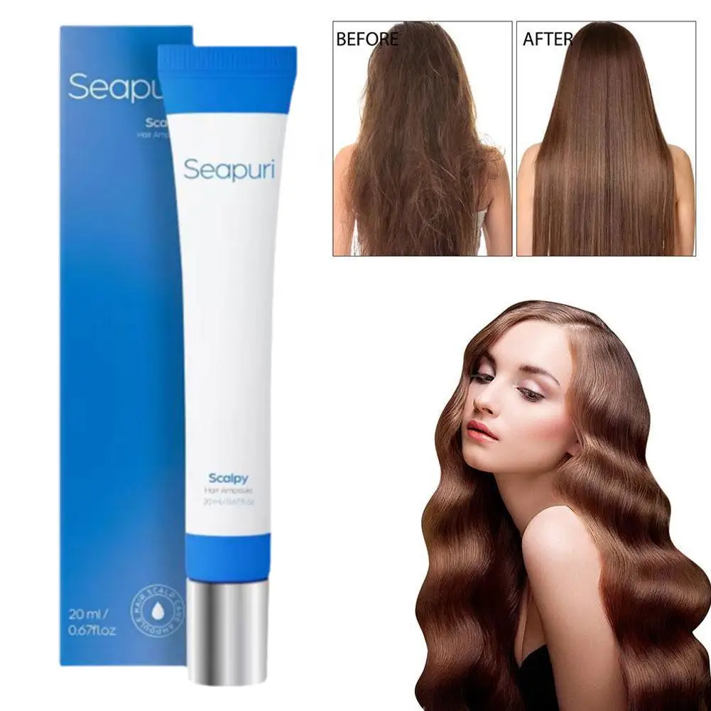 20 مللي جوهر الشعر المغذي العناية بالشعر جوهر إصلاح محمل الشعر يحافظ على تنظيف فروة الرأس يحافظ على تنظيف فروة الرأس