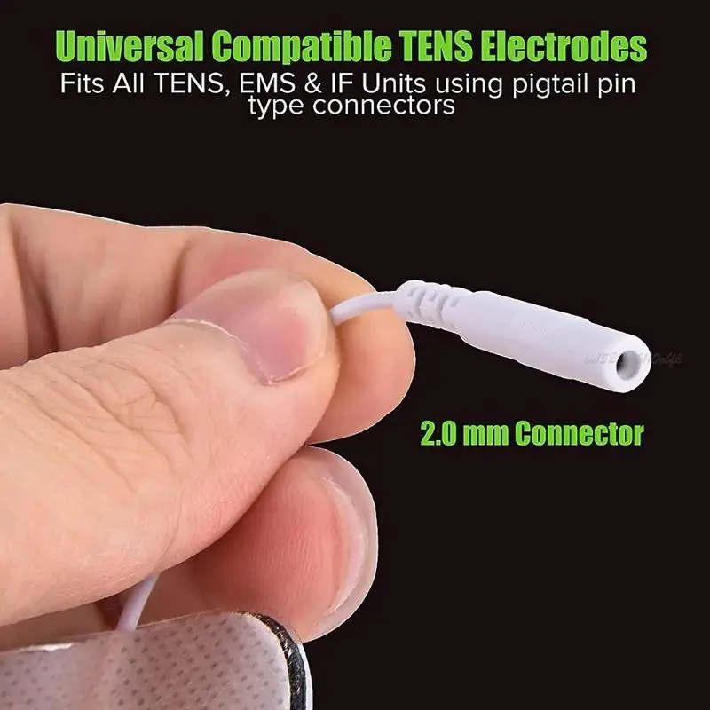 27RB 20 ชิ้น TENS ITECTRODE PADS NON WOVEN CLOTH ASHESIVE TENS Electrodes 2 "x 2"