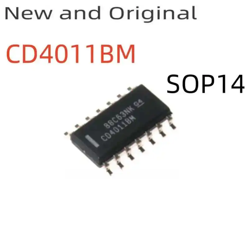 

New and Original Cd4011Bm Sop14 Old Version Datasheet Cmos Nand Gates