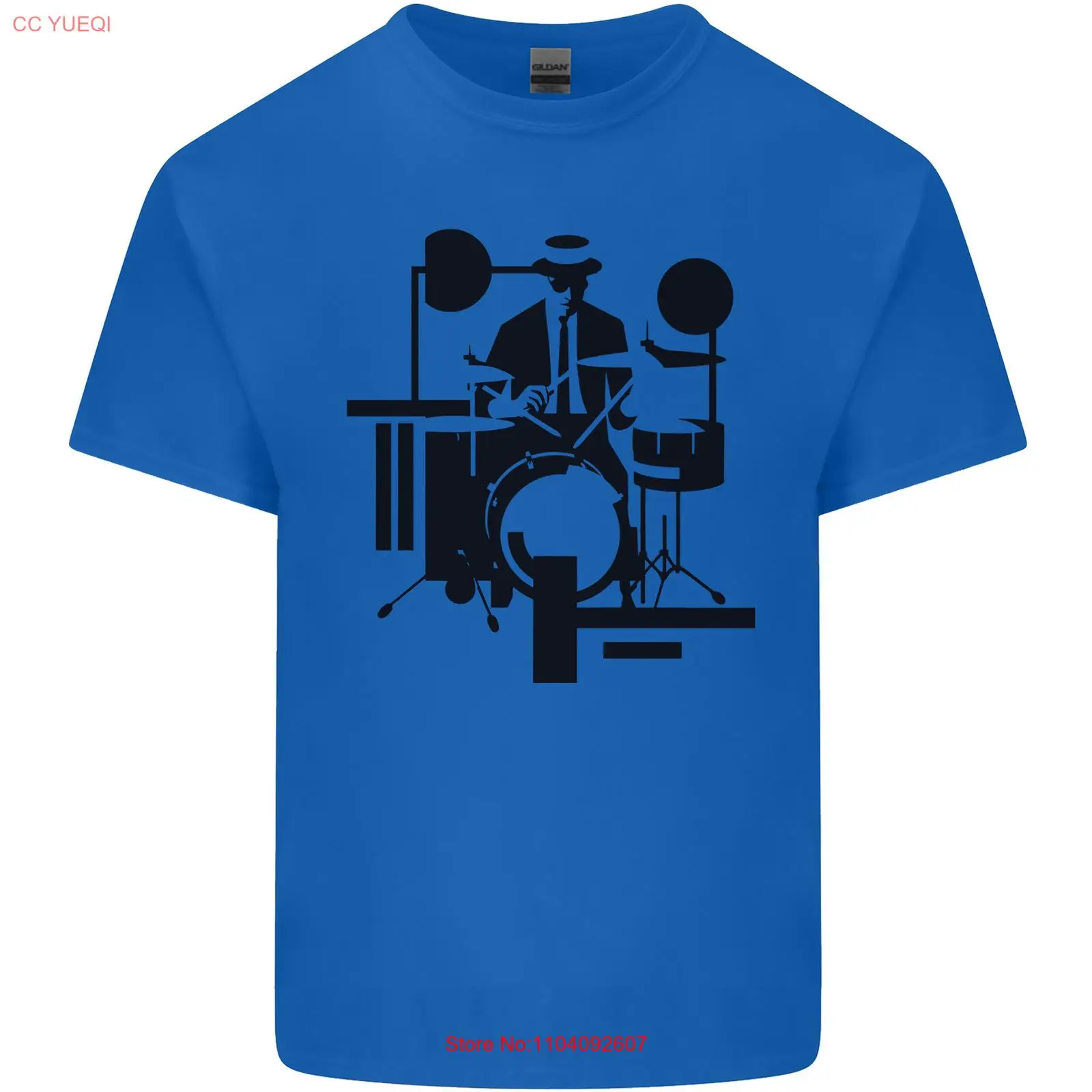 2Tone Drummer Drumming Drum 2 Tone Two Tone Mens Light Cotton T-Shirt