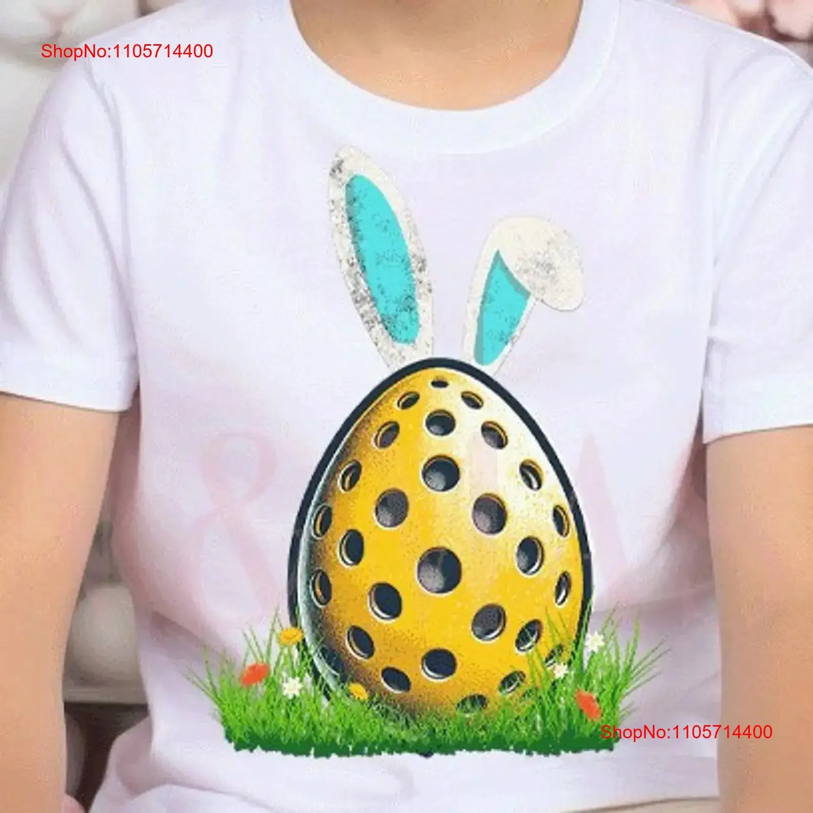 Boys Easter T Shirt Pickleball Bunny Basket s Team Player vintage Washed Casual Top For Everyday Wear Slightly Unisex graphic