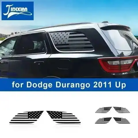 JIDIXIAN Car Rear Window Decal Decoration Stickers Fit for Dodge Durango 2011-2026 Exterior Accessories