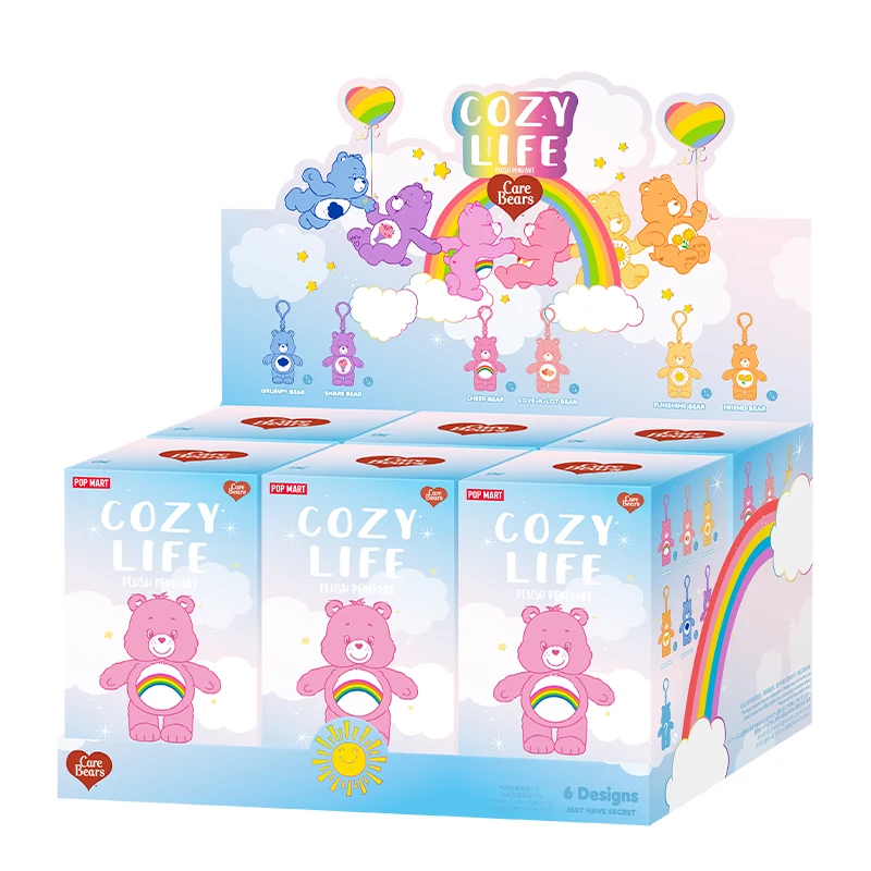 POP MART Care Bears Cozy Life Series Blind Box 1PC/6PCS POPMART