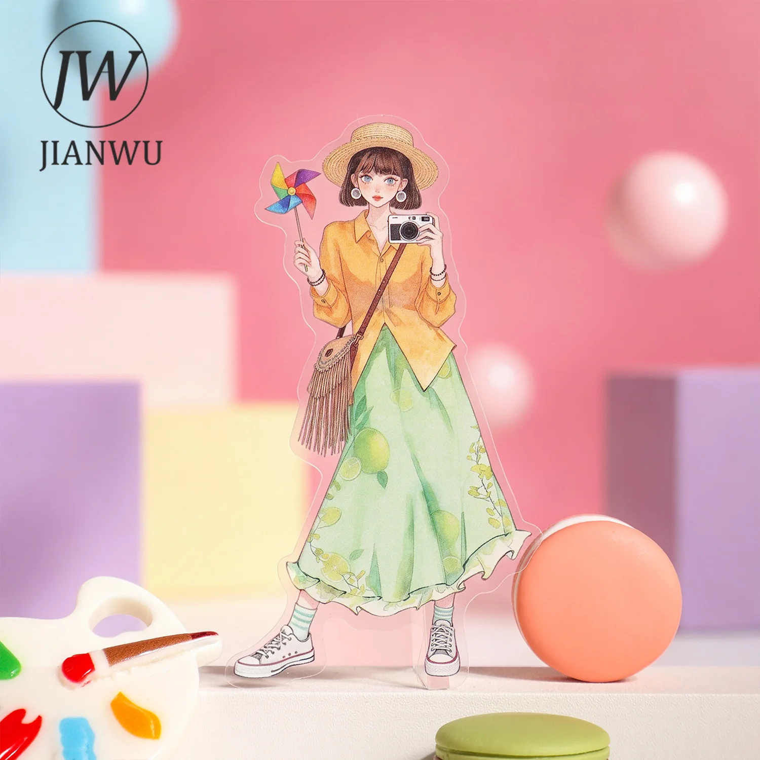 JIANWU สติกเกอร์ PET วินเทจ แฟ - Vintage Fashion Collage บทวิจารณ์และราคา