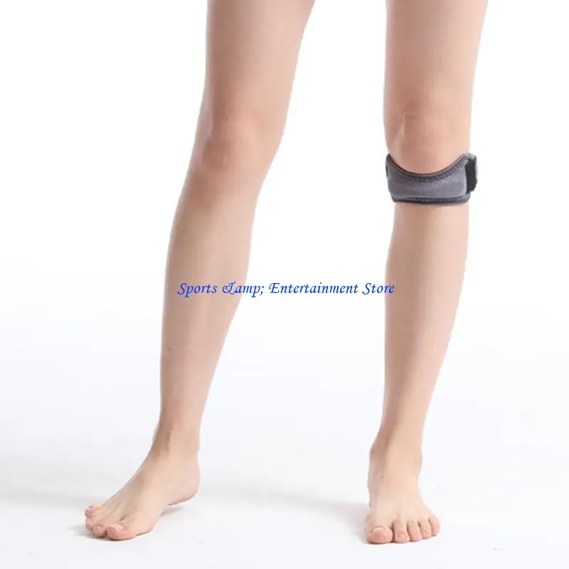 G7NF Adjustable Patella Knee Brace for Basketball Baseball Soccer Running Light Weight Silicone Cushioned Knee Support Strap