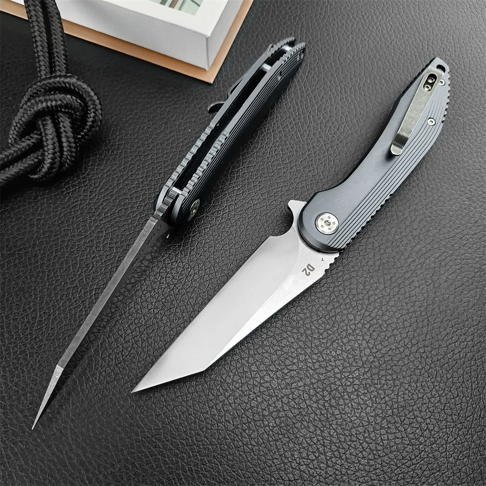 Boker D2 Bearing Hunting Pocket Folding Knife 440C Blade Aluminum Alloy Handles Outdoor Tactical Camping Hiking EDC Multi Tool