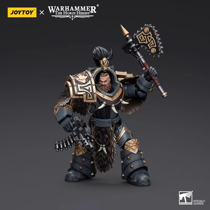 JOYTOY Dark Source Warhammer Space Wolf Figuras de acción militares Juego de juguetes Soldado móvil Juego para coleccionistas