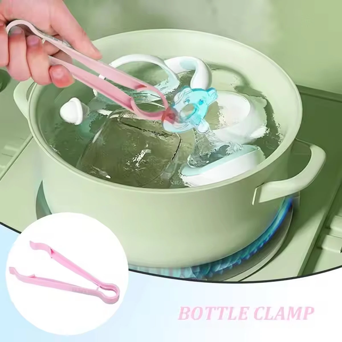 

Anti-slip Sterilized Forceps Resistant Sterilising Plastic Tongs for Baby Bottles Tweezers Milk Bottle Clamp Skid Bottle Clips